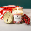 Cranberry Sugar Plum Necklace Jar Candle