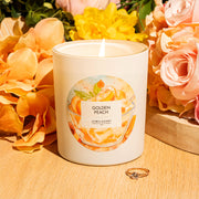 Golden Peach 10oz Signature Jewelry  Candle