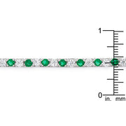 Evergreen Tennis Bracelet