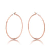 45mm Rose Gold Plated Hoop Earrings