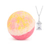 Blushing Peony 10oz Necklace Bath Bomb